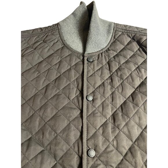 Frank & Oak Mens Quilted Jacket XL Outerwear Polyester/Nylon Blend black - Picture 9 of 12